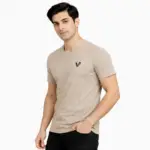 Breathable & Modern Cotton Short Sleeve V-Neck T-Shirt
