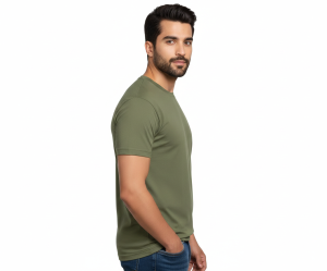 Premium Polyester Jersey Crew Neck T-Shirt - Image 7