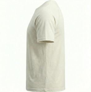 A high-performance men's athletic v-neck t-shirt featuring a minimalist chest logo and a modern curved longline hem for an elongated silhouette.