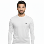 Premium Men’s Polyester Jersey Crew Neck T-Shirt