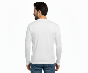 Premium Men’s Polyester Jersey Crew Neck T-Shirt - Image 3