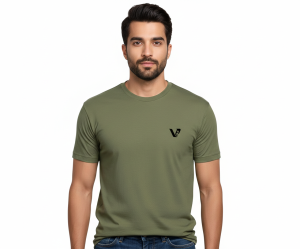 Premium Polyester Jersey Crew Neck T-Shirt - Image 3