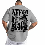 Skeleton Skater Graphic Cotton Oversized T-Shirt