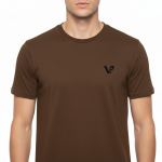 A high-quality lightweight cotton jersey t-shirt with a minimalist logo on the chest, featuring a tailored regular fit and premium construction.