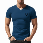 A high-quality lightweight cotton jersey t-shirt with a minimalist logo on the chest, featuring a tailored regular fit and premium construction.