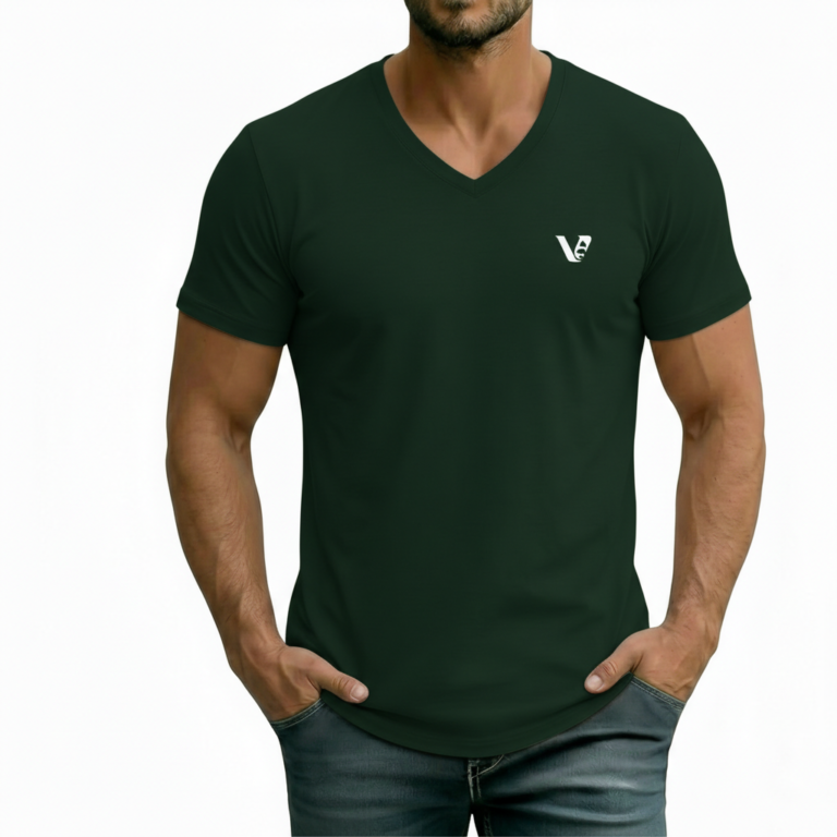 A high-performance men's athletic muscle fit t-shirt featuring a minimalist chest logo and a modern curved longline hem for an elongated silhouette.