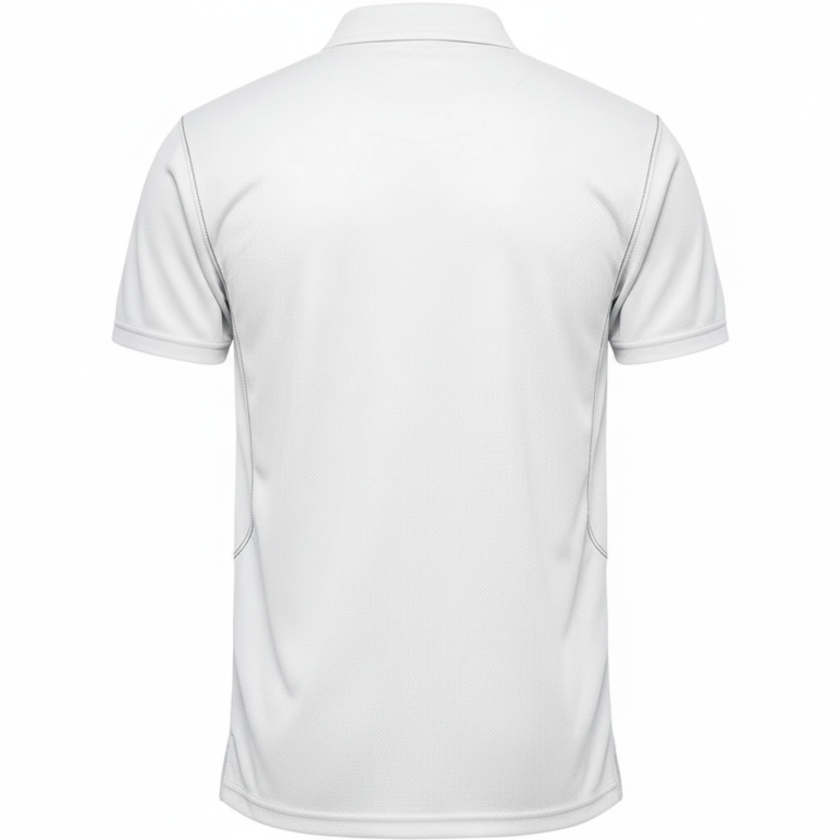 A high-performance men's technical golf polo with a three-button placket, minimalist chest logo, and a traditional straight-cut bottom hem.
