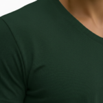 A high-performance men's athletic muscle fit t-shirt featuring a minimalist chest logo and a modern curved longline hem for an elongated silhouette.