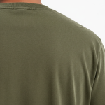 V-Neck Muscle Fit Oversized T-Shirt – Stretch Cotton - Image 5