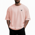 Premium Ribbed Interlock Oversized T-Shirt