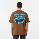 "ONE DAY" Bugatti Supercar Graphic Oversized T-Shirt - Image 7