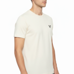 A high-quality lightweight cotton jersey t-shirt with a minimalist logo on the chest, featuring a tailored regular fit and premium construction.