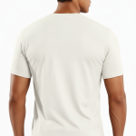 A high-performance lightweight polyester jersey t-shirt featuring a minimalist logo on the chest and a modern athletic tailored fit.