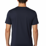 A high-quality lightweight cotton jersey t-shirt with a minimalist logo on the chest, featuring a tailored fit and premium construction.