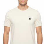 A high-quality lightweight cotton jersey t-shirt with a minimalist logo on the chest, featuring a tailored regular fit and premium construction.