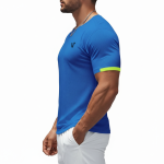 Breathable Mesh Panel Crew Neck Performance T-Shirt - Image 4