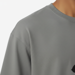 Inverted Dark Red Rose Graphic Oversized T-Shirt - Image 5