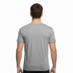 Man wearing VALE branded slim-fit t-shirt