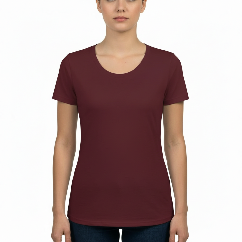 Close-up and full-length views of a men's athletic slim-fit button-down shirt made of breathable cotton, featuring a detailed geometric tribal print in brown, maroon, and orange.