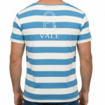 Men's open-collar buttonless pique polo shirt with contrast tipping stripes on the collar and sleeves, available in brown, maroon, and orange.