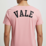 Men's deep scoop neck t-shirt in textured pique cotton, athletic slim fit, shown in maroon and brown.