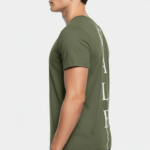 Close-up of a men's slim-fit pique cotton polo shirt in [Color Name] showing the premium fabric texture.