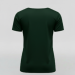 Front view of a premium breathable cotton t-shirt featuring the Valé script logo on the chest, displayed in a minimalist professional studio setting.