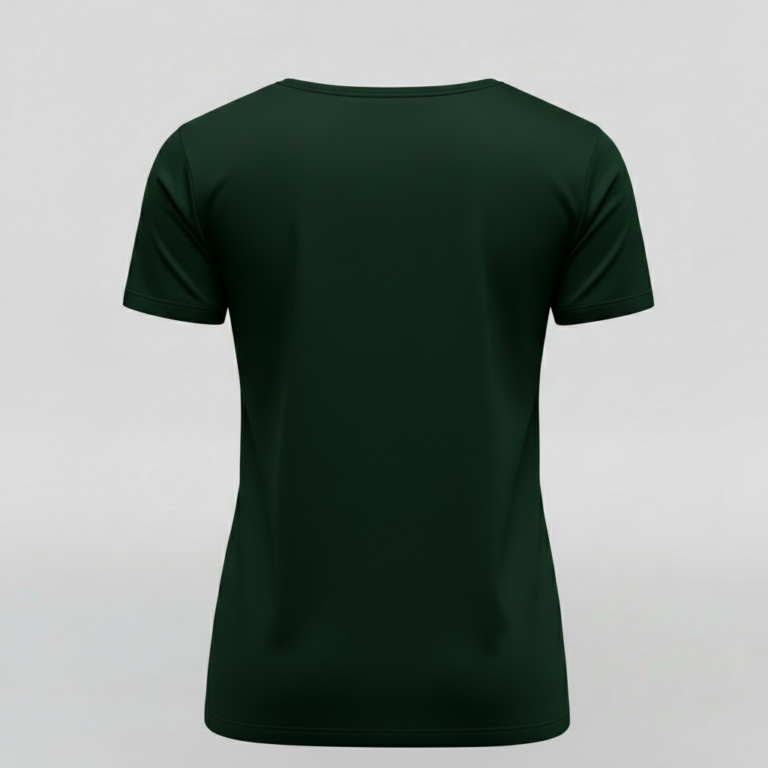 Front view of a premium breathable cotton t-shirt featuring the Valé script logo on the chest, displayed in a minimalist professional studio setting.