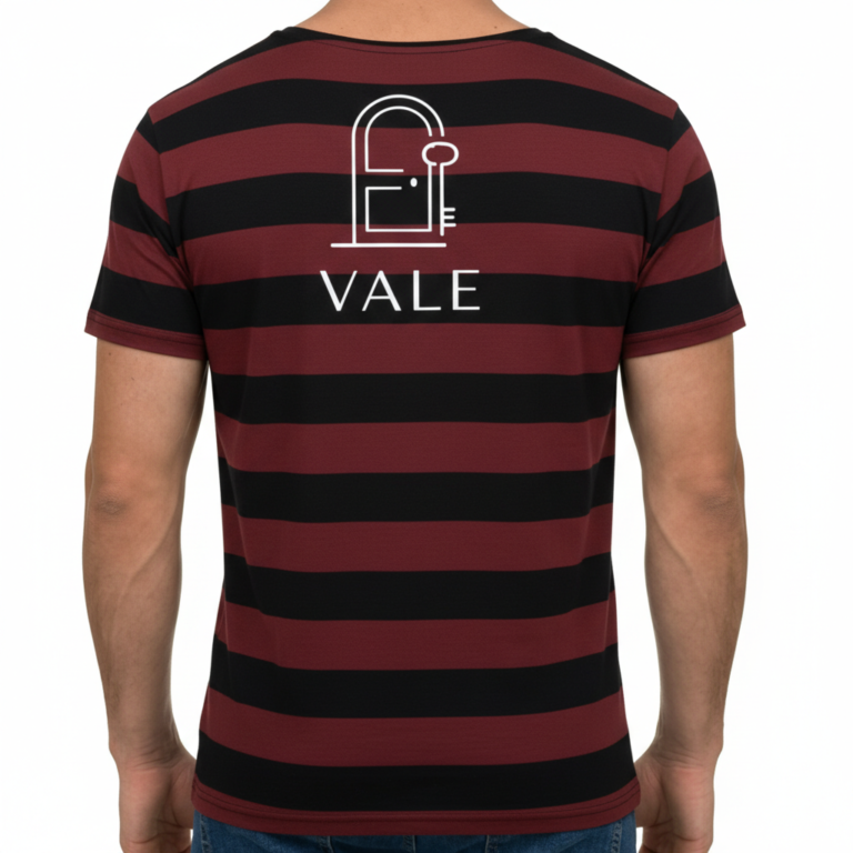 Men's open-collar buttonless pique polo shirt with contrast tipping stripes on the collar and sleeves, available in brown, maroon, and orange.