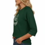 Vale Floral Graphic Sleeve Cotton Shirt - Image 3