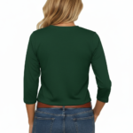 Vale Floral Graphic Sleeve Cotton Shirt - Image 2