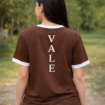 Women’s Grey Ringer T-Shirt – Soft Cotton Casual Summer Tee for Girls