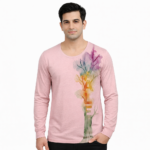 “VALE” Watercolor Tree Graphic Long Sleeve T-Shirt