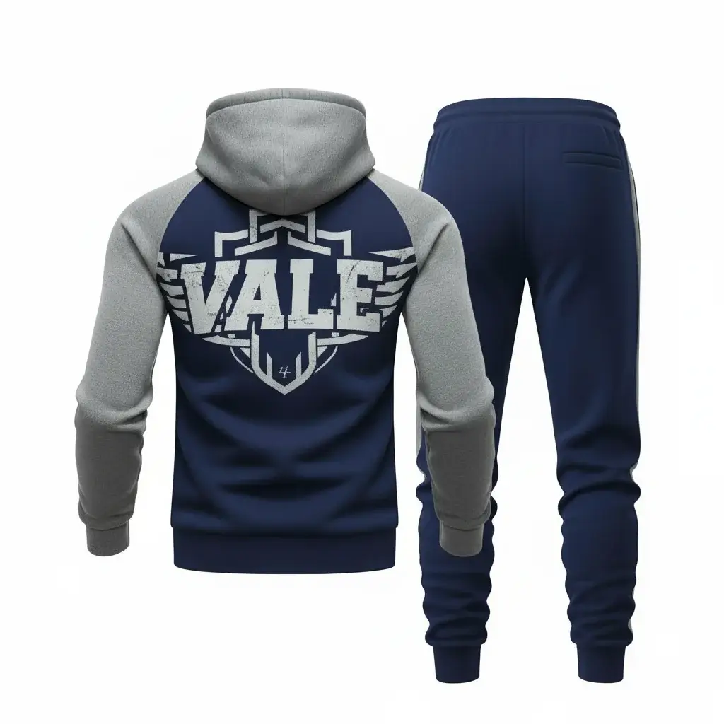 Whisk_mbzn3ejnjztm1edntimmhjwlxyty00iy2gjntgz VALE Premium Breathable Cotton Fleece Tracksuit - Image 1